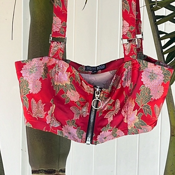 💥Deadstock Dolls kill/Current Mood Corset style Halter - Picture 2 of 16